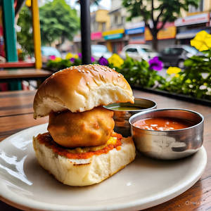 Cheese Vada Pav