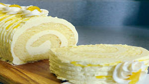 Mango Swiss Roll