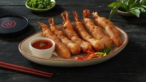 Golden Fried Prawns