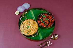 Sambar Rice + Chicken 65