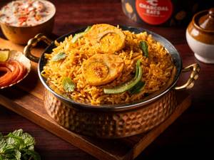 Dum Spicy Egg Biryani (Serves 1) (New)