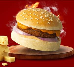 Barbeque cheesy burger