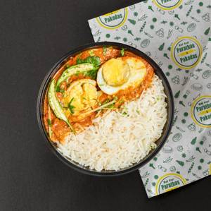 Egg Curry Rice Bowl
