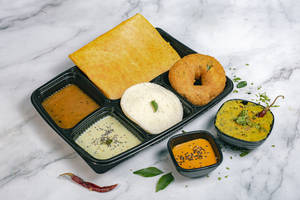 Idly Vada + Masala Dosa