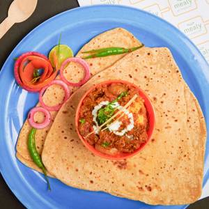 Paneer Tikka Masala with Tawa Parathas