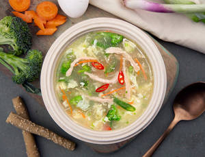 Oriental Chicken & Egg Soup