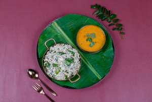 Jeera Rice + Dal Fry