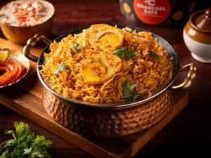 Charcoal Egg Biryani (Serves 1) (New)
