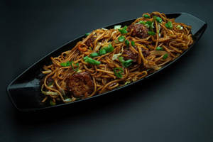 Veg Manchurian Noodles