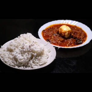 Idiyappam Egg Curry Combo