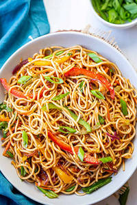 Schezwan Prawn Noodles