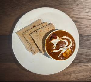 3 phulka + Butter chicken masala (250ml)