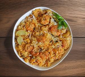 Prawns biryani