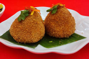 Kolkata Style Veg Cutlet (2 Pcs)