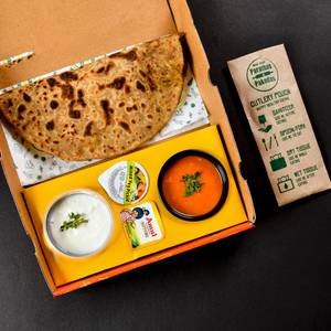 Family Pack of 4 Parathas (Veg)