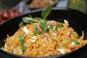 Chilly Garlic Fried Rice (veg)