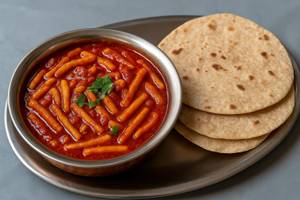 1 Sev bhaji + 3 Roti