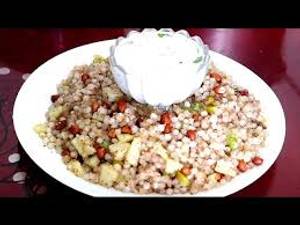 Sabudana khichdi with dahi