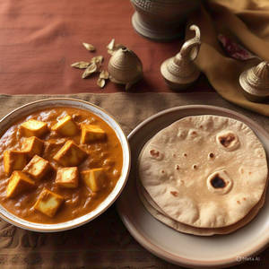 1 Paneer butter masala + 5 Plain chapati