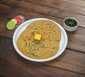 (Desi Ghee) Tawa Aloo Gobhi Pyaaj Paratha