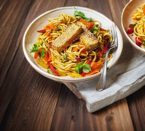 Paneer noodles