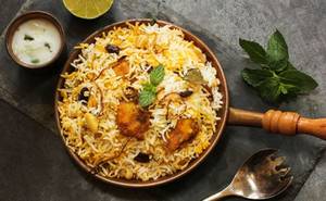 Chicken Biriyani + Raita                    