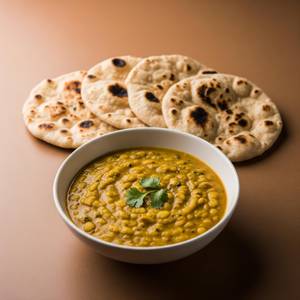 Dal Fry + 4 Tawa Roti
