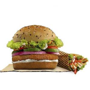 Veg Roll + Veg Burger