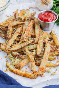 Parmesan And Roasted Garlic Fries