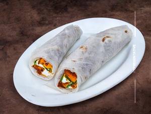 Double Egg Paneer Roll