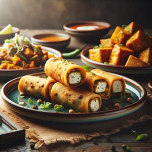 Paneer Egg Roll                                                