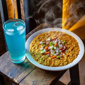 Schezwan maggi and cold drinks 125ml                           