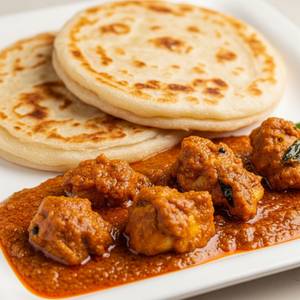 2 Kerala Parota + Chicken Masala