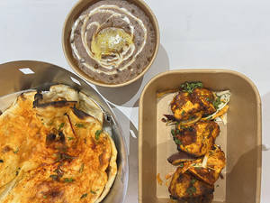 Half Paneer Tikka (4pc) + Half Dal Makhani (250ml) + 2 Dhaba Roti