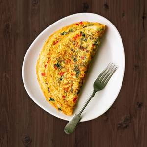 Single egg omelette