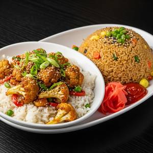 Gobi Fried Rice + Gobi Rice                           
