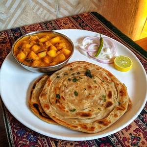 Aloo Masala+2 Sada Paratha