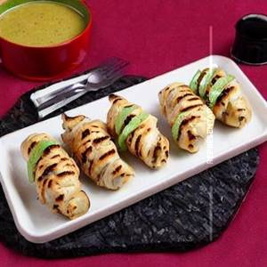 Grilled Chicken Stuffed Roll