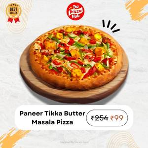 Paneer Tika Butter Masala Pizza