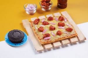 Chicken & Onion Pizza and Chocolava Combo