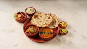 Kadhai Paneer & Dal Tadka Thali