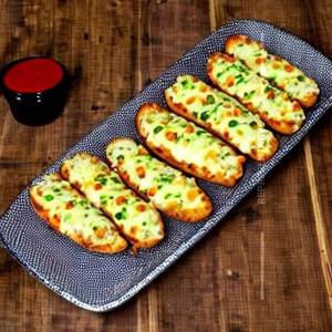 Veg Stuff Cheese Garlic Bread