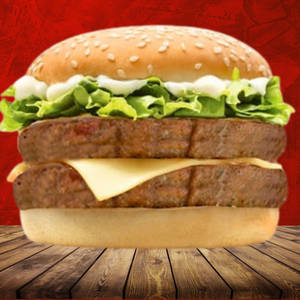 Double Trouble Melt Chicken Burger