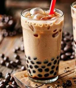 Classic bubble cold coffee