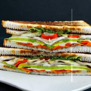 Mushroom Mozzarella Veg Grill Sandwich