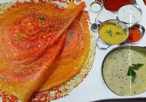 Onion Podi Ghee Dosa