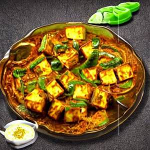 Paneer Dhania Adraki