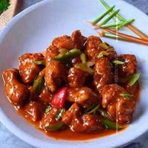 Diced Chicken In Garlic Sauce