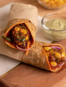 Aloo Corn Tikki Frankie