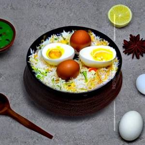 Eggxotic Boiled Eggs Biryani (brown Rice) 